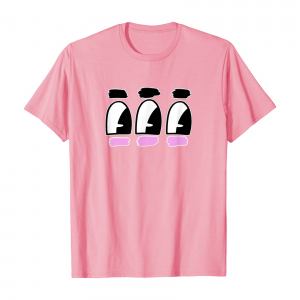 All Eyes On Us The Humanians T Shirt Men Pink