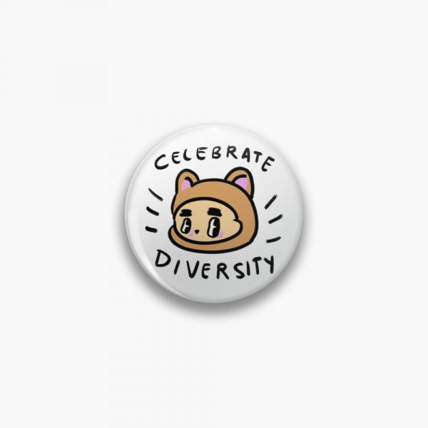 Celebrate Diversity Bear Pin 2