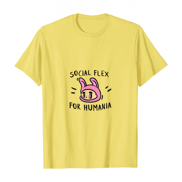Social Flex For Humania The Humanians T Shirt Men Lemon