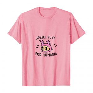 Social Flex For Humania The Humanians T Shirt Men Pink