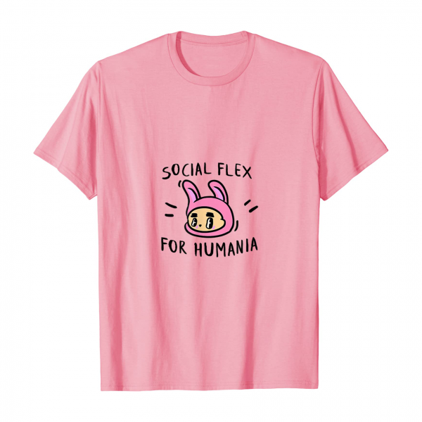 Social Flex For Humania The Humanians T Shirt Men Pink