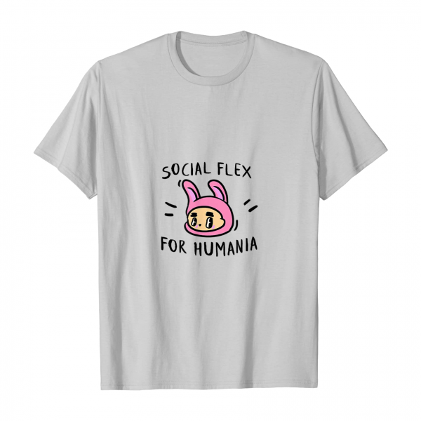 Social Flex For Humania The Humanians T Shirt Men Silver